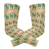 Cat with Bird Unisex Arm Sleeve UV Protection Arm Compression Sleeve Skin Protection Sport Arm Cooler Sleeve for Running Hiking Jogging Motorcycling Climbing Camping