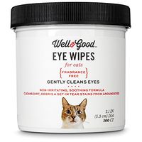 Well & Good Cat Eye Wipes, Pack of 100 Wipes