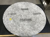 27 Inch 2 Pack Sase Trifecta Super Gloss High Speed Polishing Pads 1500 Grit