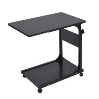 SogesHome Adjustable Lap Table Portable Laptop Computer Stand Mobile Desk Cart Tray End Table Coffee Table