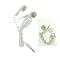 AMCHANGE Bulk Earphones 3.5mm in Ear Headphones Earbuds MP3 Walkman Headsets 10Pack Individually Bagged