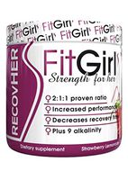 FitGirl RecovHer Women's BCAA 2:1:1, Strawberry Lemonade, 40 Servings, Specifically Made for Women