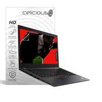 Celicious Vivid Invisible Glossy HD Screen Protector Film Compatible with Lenovo ThinkPad T480s (Non-Touch) [Pack of 2]
