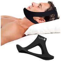SUN RDPP Anti-Disturbance Chin Strap Snore Nasal Strips Solution Reduced Sleep Aid Men and Women Adjustable Nasal Suction Device,2pcs