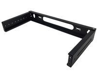 KENUCO 1U 19 Inch Metal Steel Hinged Extendable Wall Mount Bracket Network Equipment Rack Mounting Hinge