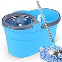 Mop Bucket Rotary Mop Dual Drive Thickened Barrels Drag The Bucket Hand Wash Home Mop Bucket DELICATEWNN