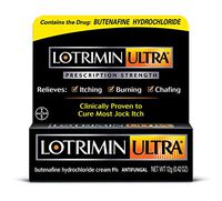 Lotrimin Ultra Antifungal Jock Itch Cream, Prescription Strength Butenafine Hydrochloride 1% Treatment, Clinically Proven to Cure Most Jock Itch, Cream, 0.42 Ounce,Pack of 1
