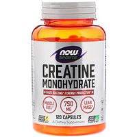 Creatine Monohydrate Mass Building Energy Production 750 mg 120 Capsules
