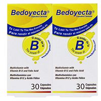 Bedoyecta Multivitamin, 30 Capsules (Pack of 2)