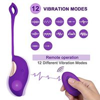 Massager Ball with Wireless Remote Control,12 Vibration Mode, Release All Your Muscle Pain.