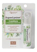 Quantum Health Super Lysine+ ColdStick, Original Unscented - Soothes, Moisturizes, Protects Lips, Herbal Lip Balm, SPF 21, 5 gm