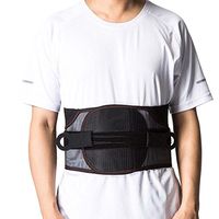 Lumbar Support Belt, Adjustable Lower Back Brace with Pulley System Fusion & Discectomy Surgery Recovery - Help Relieve Back Pain and Stress