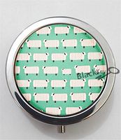 BlackKey Sheep 3-Compartment Decorative Pocket Gift Box Case Organizer for Pill, Color 1 -2169