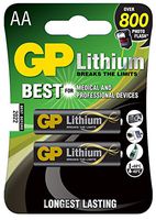 GPBatteries Twin Pack AA Lithium Batteries