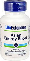 Life Extension Asian Energy Boost 90 VegiCaps