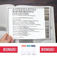 MagniPros Large Full Page 11" x 8.5" Rigid Acrylic Magnifying Lens 2X(Enlarge 200%) with Bonus Bookmark Magnifiers- Ideal for Reading Small Prints, Magnify Entire Page at Once