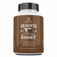 Ancestral Supplements Kidney (High in Selenium, B12, DAO) — Supports Kidney, Urinary, Thyroid, Histamine Health (180 Capsules)
