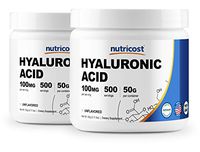 Nutricost Hyaluronic Acid Powder 50 Grams 2 Bottles