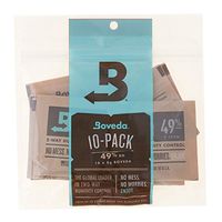 Boveda for Music/Food | 49% RH Humidity Control Pack | Size Small | 10-Count Resealable Bag