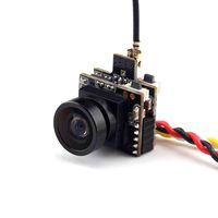 FPV Camera, Rcharlance Micro AIO FPV Camera 40 CH Upgraded VTX20 5.8G FPV Camera M8 800TVL Lens FPV Camera 150° Wide Angle with Video Transmitter for Racing Quadcopter.