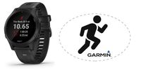 HRM Garmin Forerunner 945 GPS Running Watch Black Bundle with 6x4 Oval Car Magnet (Garmin Run)