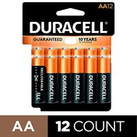 Duracell - CopperTop AA Alkaline Batteries - long lasting, all-purpose Double A battery for household and business - 12 Count