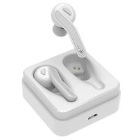IhDFR Sports Bluetooth Headset, Bluetooth 5.0 Noise Reduction 3D Stereo Earbuds, Sweatproof Bluetooth Headset Speaker (Color : White)