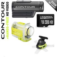 Contour ROAM Watersport Waterproof HD 1080P Wearable Action Sports Helmet Video Camcorder 170° Wide Lens (Black)