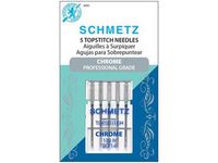 SCHMETZ Size Needle Chrome Topstitch Sz 90/14 5pc