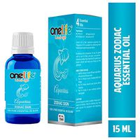 OneLife Zodiac Essential Oil Aromatherapy Diffuser Blend Astrology Undiluted Uncut (AQUARIUS, 15 ML)