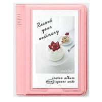 2NUL Fujifilm Instax Mini Photo Album Instant Film Polaroid Album 29 Pockets Indi Pink