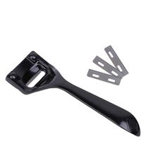 BUTUZE Metal Leather Skiver,Sharp Skiver with Comfortable Grip,Convenient Leather Working Tool with Three Skiver Blades for Leather Craft DIY,Leather Making,Leather Thinning