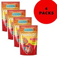 Restorz Vitamin D3 Gummies - 56 Gummy Chews - Adult Supplements That Support Healthy Bones and Heart in The Body - Flavorful Peach, Mango & Strawberry - Assorted Vegetarian Vitamins (56)