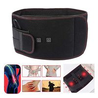 Waist Heating Pad Belt, Electric Heating Far Infrared Hot Compress Belly Warmer Band for Dysmenorrhea Pain Relief of Abdominal Stomach Lumbar Muscle Strain(L)