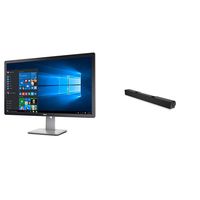 Dell Ultrasharp 32" UP3216Q Monitor, UHD 4k 3840 x 2160 at 60Hz, 16:9, 99.5% AdobeRGB, 100% REC709 and 87% DCI-P3, IPS, HDMI 2.0, DP 1.2 Bundle with Dell AC511 USB Wired SoundBar