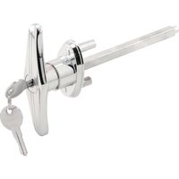 Prime-Line GD 52169 Keyed T-Handle, 5/16 in. x 4-5/8 in. Square Shaft, Diecast Construction, Chrome