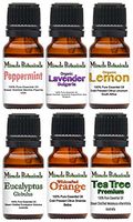 Miracle Botanicals Premium Essential Oil Intro Set - Set of (6) 100% Pure Therapeutic Grade Essential Oils - (6) 10ml