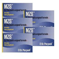 Melatonin MZS Sleep Disorder & Reversal of Macular Degeneration 60 Count (5 Pack - 300 Capsules)