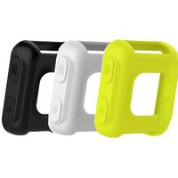 aczer-Y Compatible Replacement Band for Garmin Forerunner 35 Accessories Watchbands, 10 Color Replacement Watch Band with Stainless Buckle and Rubber Strap (case:Black+White+Lime)