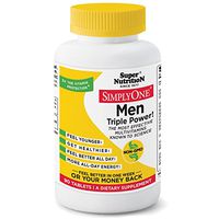 Super Nutrition, SimplyOne, Men Triple Power!, 90 Tablets