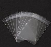 TOPWEL 5 X 7inch Flat Cellophane Bags Resealable Bag with Adhesive Closure- Pack of 100/200 (100)