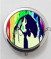 BlackKey Melted Crayon 3-Compartment Decorative Pocket Gift Box Case Organizer for Pill, Color 1 -49