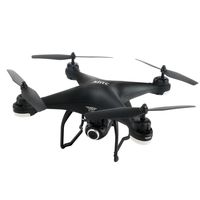 GPS FPV RC drone S20 live video and live home RTF Quadcopter 120° wide-angle 1080P HD WIFI camera - follow me, altitude, smart battery length control range (Black)