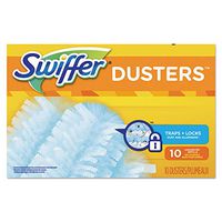 Swiffer 21459BX Refill Dusters, Dust Lock Fiber, Light Blue, Unscented, 10/Box