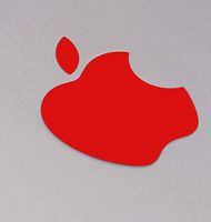 Red Color Changer Overlay for Apple iPhone 11, Pro, Pro Max Logo Vinyl Sticker Decal