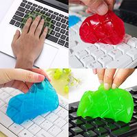 TRENDBOX 2PCS Keyboard Cleaner Universal Dust Cleaning Gel Magic Cleaning Gum Super Glue for Computer Laptop Keyboards, Keypad, Car Air Vent, Fan, Calculator
