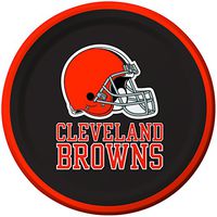 Creative Converting 8 Count Cleveland Browns Paper Dessert Plates
