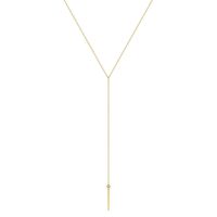 Befettly Tiny Cross Necklace, Women 14k Gold Filled Polished Faith Necklace Dainty Circle Pendant Necklace Crucifix Cute Heart Necklace (Y Stick)