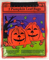 Decorative Pumpkin Leaf Bags