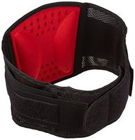 RolyanFit Mesh Back Support, Rolyan Low Back Stabilizer Brace with Breathable Mesh, Comfortable Lumbar Compression Pad, Double Straps for Secure Spinal Alignment, 8" High Low Back Pain Relief, Large